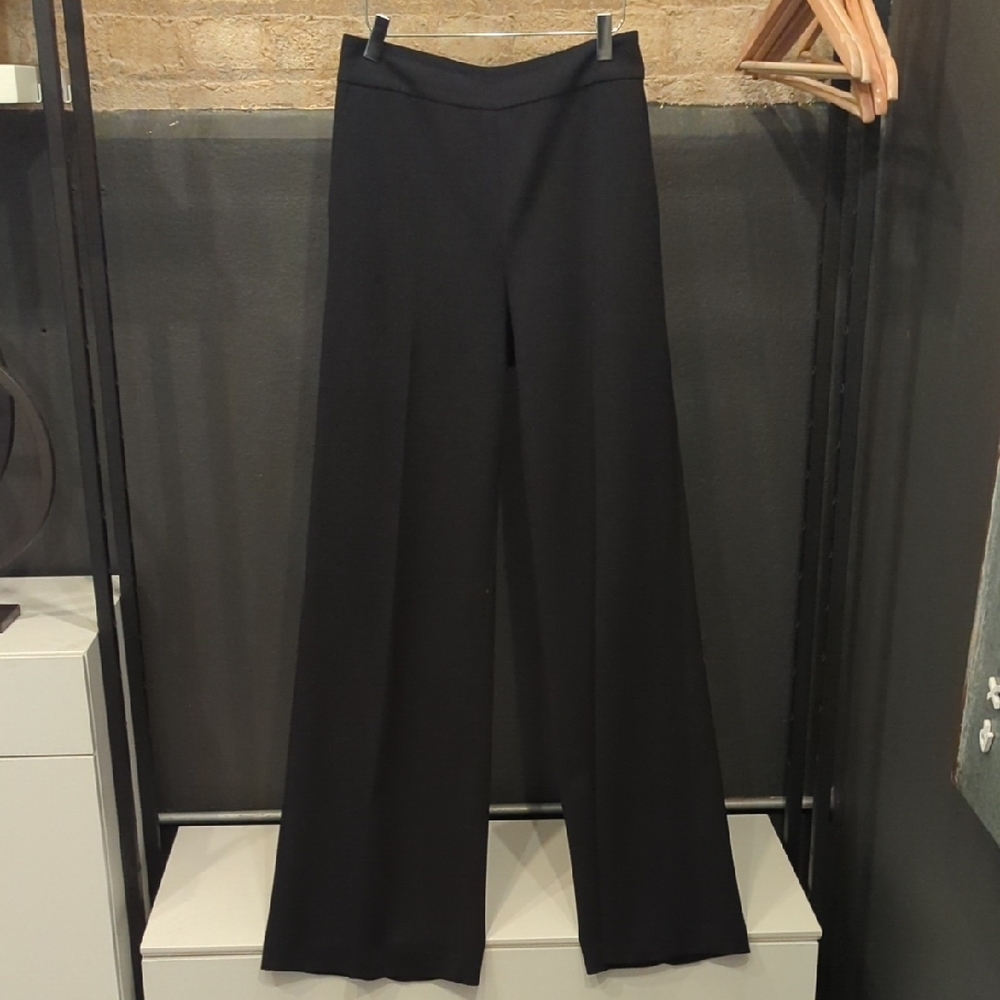 Ann Taylor Black Women's Wide-Leg Pants